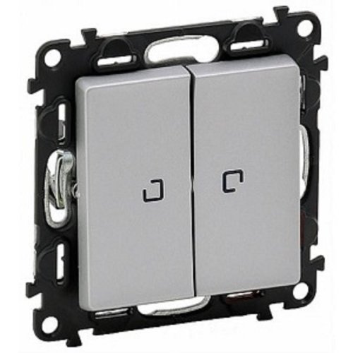 Выключатель с подсветкой без рамки Legrand Valena Life 2-кл. слоновая кость картинка